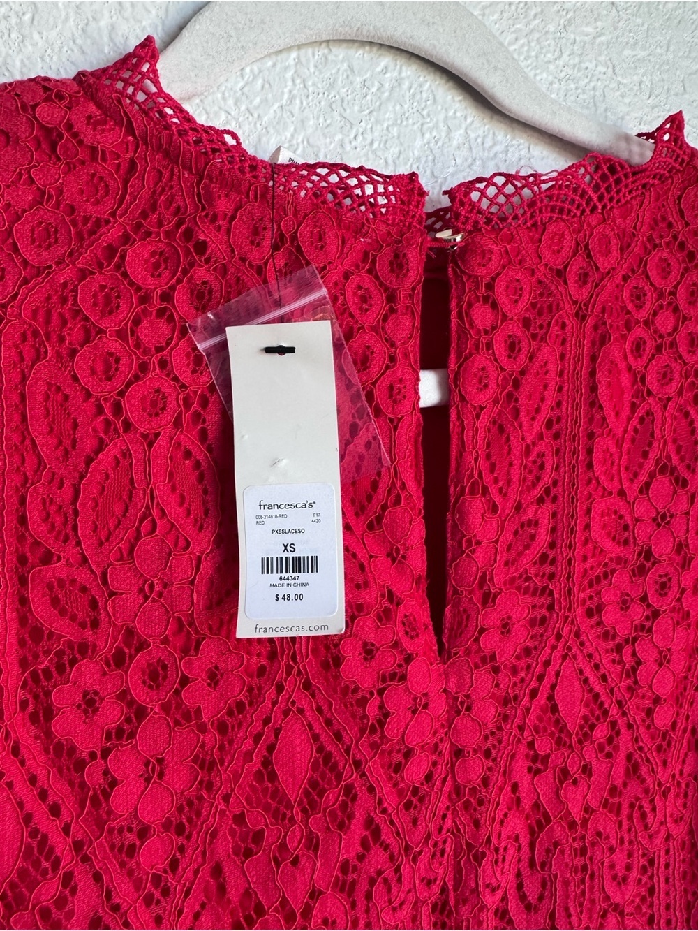Francesca’s Lace Short Sleeve Dress - Picture 3 of 6